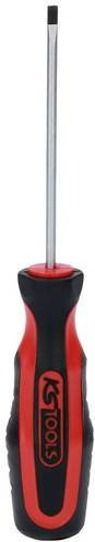 KS Tools Schlitz-Schraubendreher DIN 5265 aus Edelstahl in Rot - Bild 1