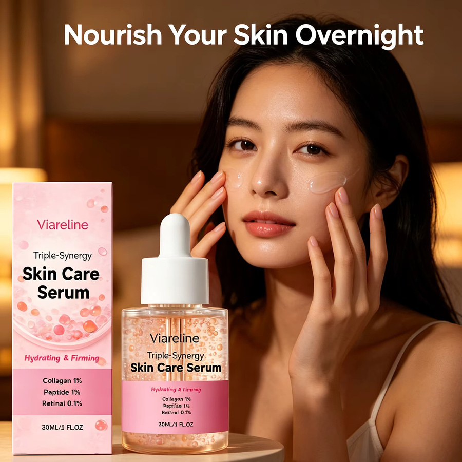 VIARELINE Kupferpeptid-Retinol Serum, Reife Haut, Gesicht - Bild 3