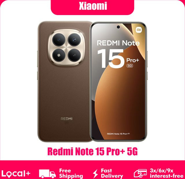 Xiaomi Redmi Note 15 Pro Plus 5G Smartphone mit 6,83 Zoll Display, NFC und Snapdragon 7s Gen 4 Prozessor sowie 200MP Kamera in Braun - Bild 1
