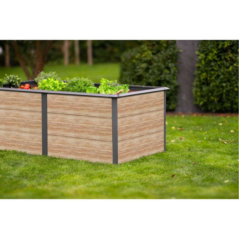Westmann Hochbeet Primus-Multi XL aus Metall in Anthrazit, B/T/H: 200 x 100 x 77 cm - Bild 5