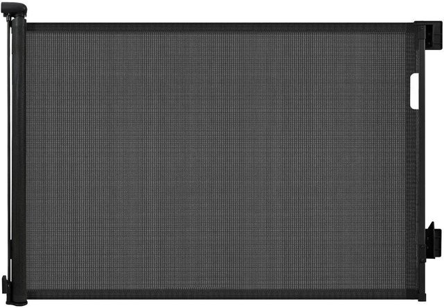 Sekey Treppenschutzgitter ausziehbar Schwarz für Innen und Außen mit Bohrmontage, Breite: 0-150 cm - Bild 1