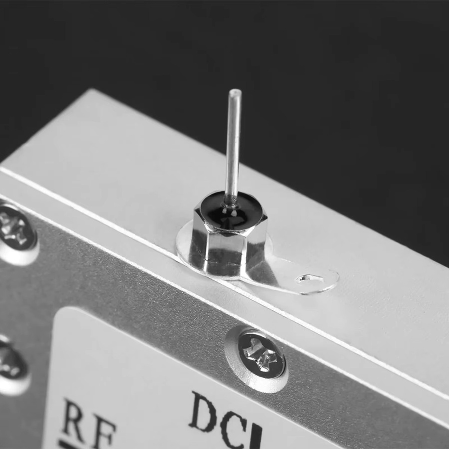 KKMOON Breitband Hochfrequenz Bias Tee 10 MHz-6 GHz Koaxial-T-Stück in Silber und Grau - Bild 5