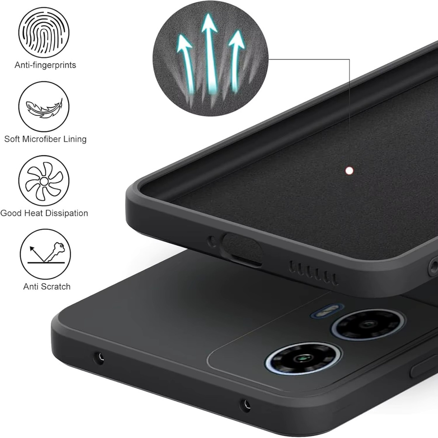 Flexible Silikon TPU Schutzhülle für Motorola Moto G85 G35 G55 G75 5G G05 G15 G04 G04S G14 G24 G34 G54 E15 E14 in Schwarz und Grün - Bild 4