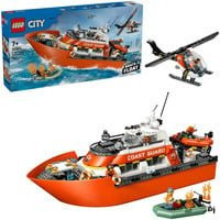 LEGO City Rettungsboot der Küstenwache mit Hubschrauber ab 7 Jahren - Bild 2