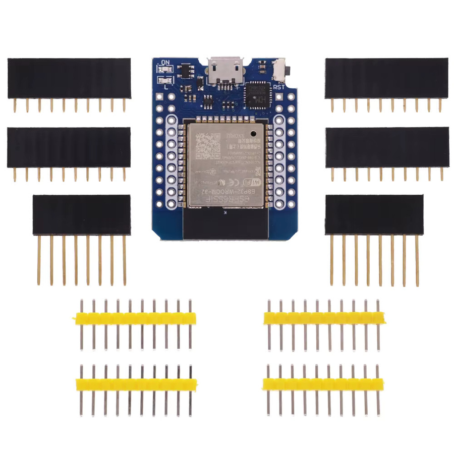 Wemos Mini D1 ESP8266 und ESP32 Entwicklung Board Modul mit WiFi und Bluetooth für Arduino inklusive Pins - Bild 2