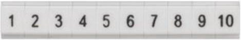 Siemens Bezeichnungsschild 8WH8121-1XA05 in Weiß - Bild 1