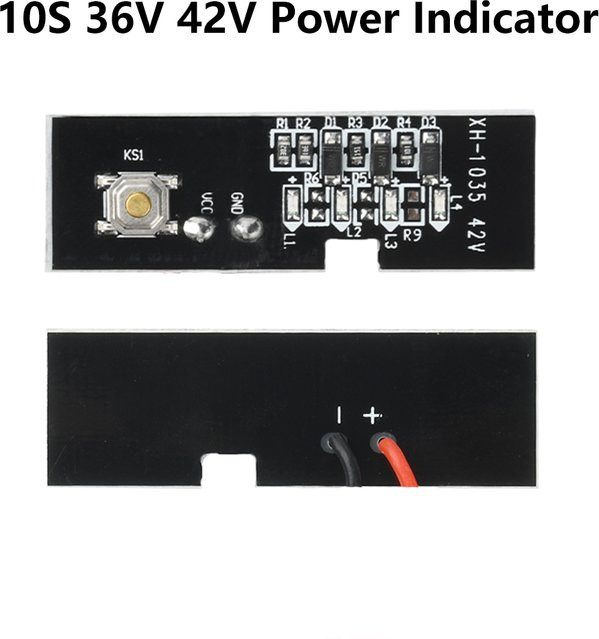 diymore Lithium-Batterie-Display für 18650-Akkus, 36 V bis 42 V, Batteriekapazitätsanzeige für elektrische Bohrmaschinen und Schraubendreher - Bild 1