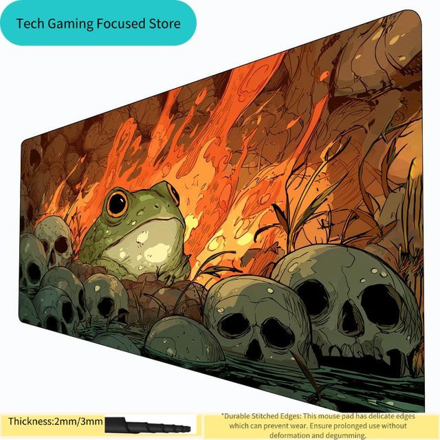 Potdemiel Dark Fantasy Frog Design Magic: The Gathering Spielmatte, bunt - Bild 1