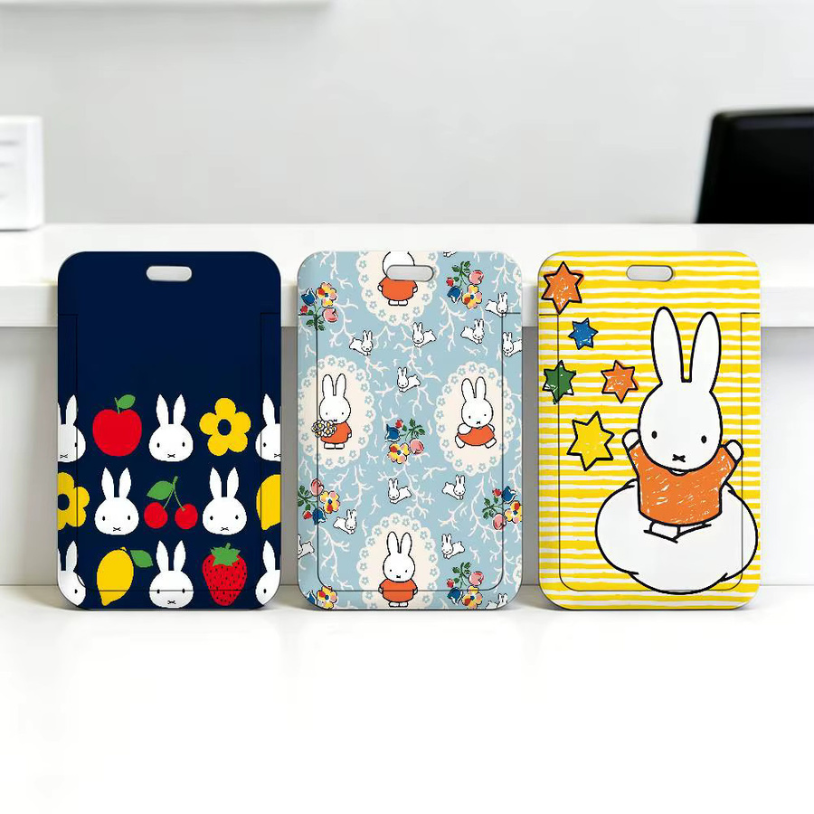 Miffy Transparente Ausweistasche mit Lanyard aus Kunststoff in Multicolour - Bild 2