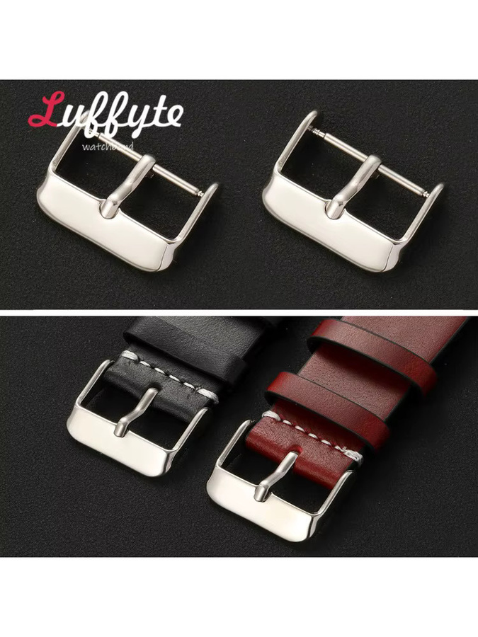 luffyte Uhrenschließe Edelstahl, Silber, Unisex - Bild 3