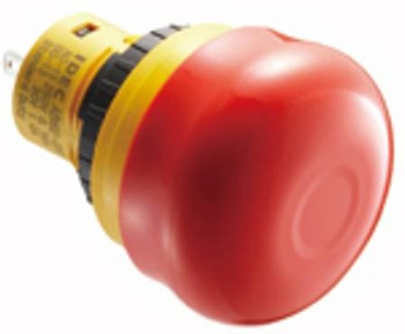 IDEC AB6E-3BV02PTRH Not-Aus-Schalter Rot, 250V 3A, 2 Öffner, IP65 - Bild 1