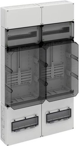 Spelsberg Zählerschrank ZVi 10560-S Verteilung in Weiß und Transparent - Bild 1