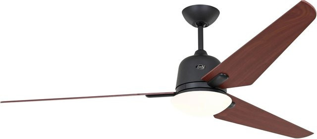 CASAFAN Energiespar Deckenventilator Eco Aviatos mit Beleuchtung und Fernbedienung, Basaltgrau und Kirschbaum, Durchmesser: 162 cm - Bild 1
