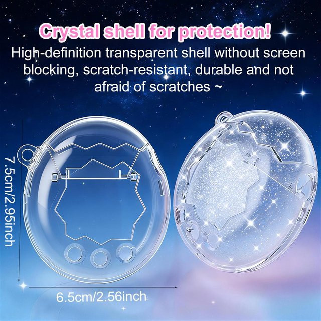 XDcase Transparente Schutzhülle für Tamagotchi Paradise Virtual Pet Device - Bild 1