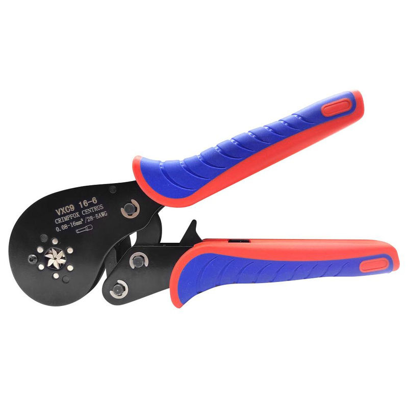 Multifunktions-Ratschen-Draht-Crimpzange von Kkmoon für Rohrkabelschuhe, 0,08–16 mm2 (28–5 AWG), aus gehärtetem Stahl, bunt - Bild 3