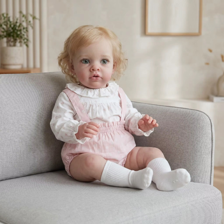 NPK Reborn Baby Puppe Benjiamin, Mädchen, 20 Zoll, Weichvinyl - Bild 3