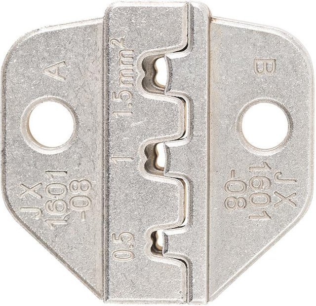 TOMTOP JMS Drahtcrimper JX-1601-10 Aderendhülsen-Crimpzange für AWG28-18, 0,1–1,0 mm2, Silber - Bild 1