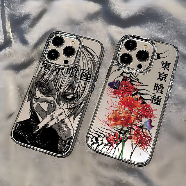 Japanische Anime Tokyo Ghoul Handyhülle für Google Pixel 10 9 8 7 8A 9A XL Pro 5G aus transparentem Silikon-TPU - Bild 1