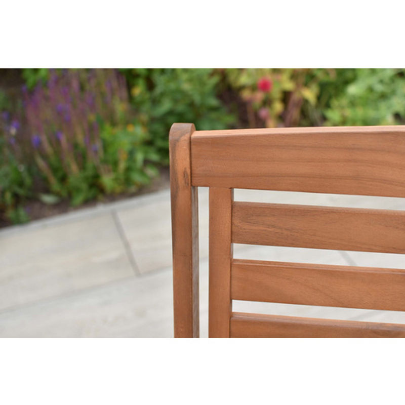 Merxx Gartenbank Paraiba 3-Sitzer aus Akazienholz Braun B/H/T: 160 x 92 x 61 cm - Bild 2