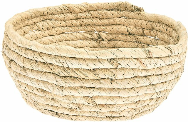 Rico Design Tabletop Korb rund aus geflochtenen Maisblättern Durchmesser: 18,0 cm, Höhe: 8,0 cm - Bild 1