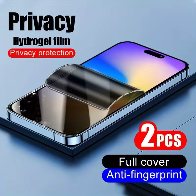2 Stück Privatsphäre Hydrogel Displayschutzfolien für Motorola Moto Edge 60 Stylus Pro, 70 Neo Fusion und Moto Edge (2025), transparent - Bild 5