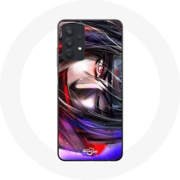 MANIACASE Handyhülle Naruto Itachi Uchiha für Samsung Galaxy A32 5G in Weiß und Multicolour - Bild 1