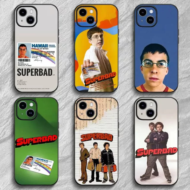 Mclovin Superbad Handyhülle aus weichem TPU für iPhone 17 16 15 14 13 12 Pro Max Plus Mini - Bild 1
