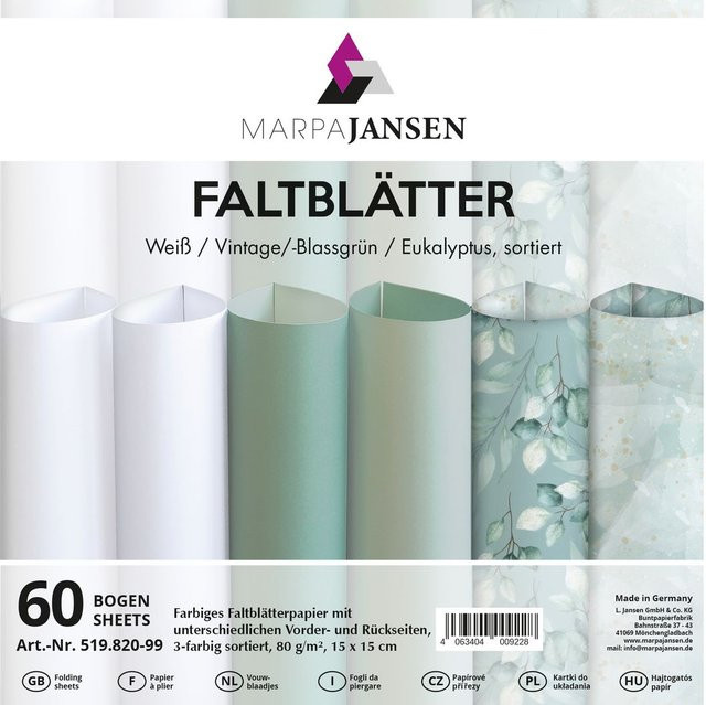 MarpaJansen Faltblätter Eukalyptus in Grün, B/H: 15 x 15 cm - Bild 1
