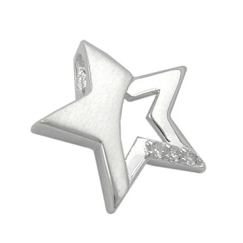 Colfem Anhänger Stern, Zirkonia, 925 Silber, Unisex - Bild 1