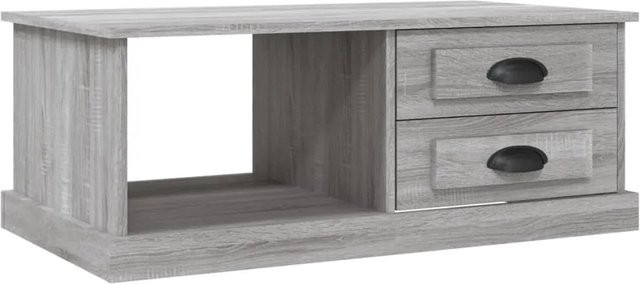 vidaXL Couchtisch modern in Grau Sonoma, rechteckig, B/T/H: 90 x 50 x 35 cm - Bild 1