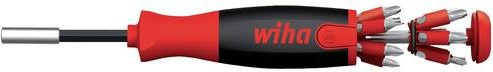 Wiha LiftUp 25 Werkstatt Schraubendreher-Set 12teilig mit Bit Magazin, magnetisch, inklusive Schlitz, Phillips, Pozidriv und TORX Bits - Bild 1
