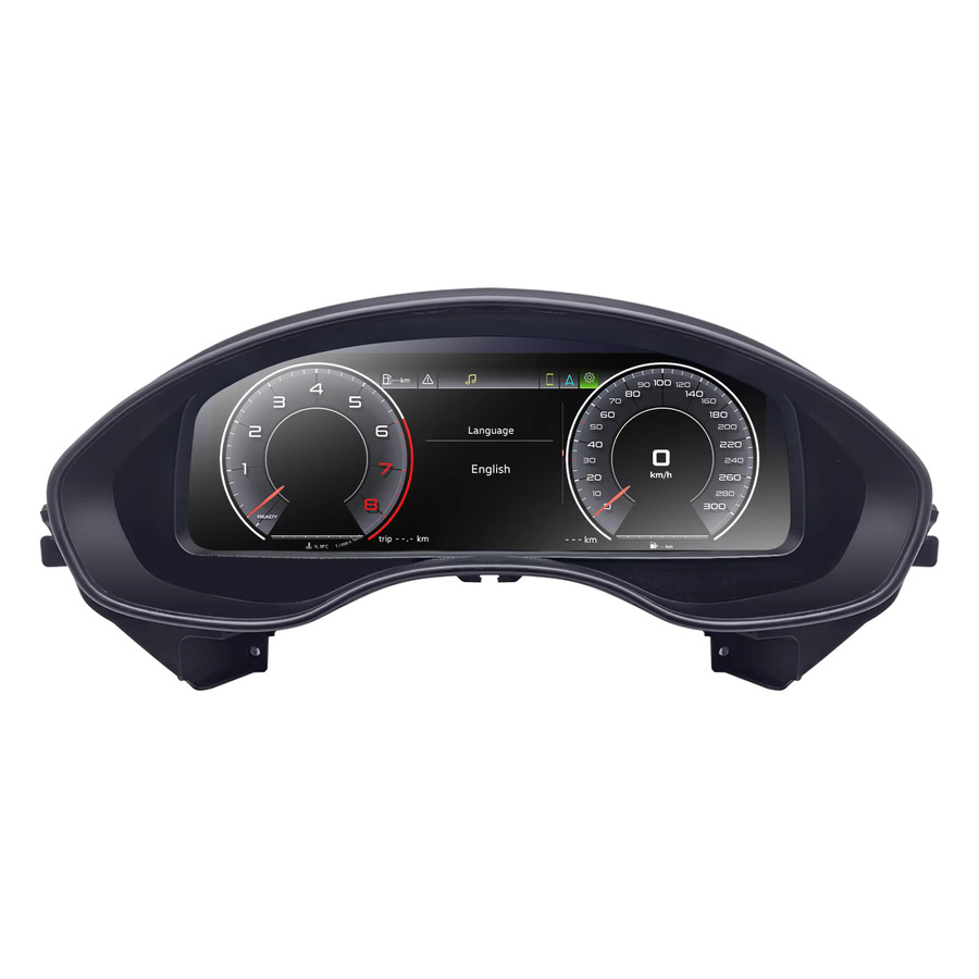 Navidigital Virtuelles Cockpit Dashboard für Audi A6 C7 und A7 2012-2018, 12,3 Zoll LCD-Panel mit Carplay und HDMI, Schwarz - Bild 5