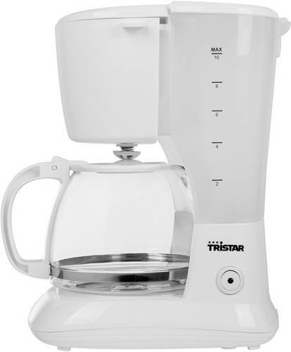 Tristar CM-1252 Kaffeemaschine in Weiß mit Glaskanne und 1,25 l Fassungsvermögen - Bild 1