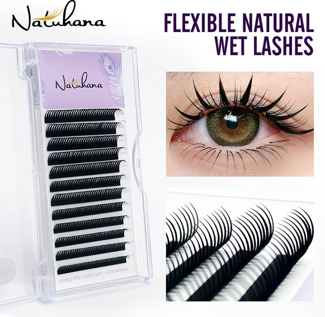 NATUHANA Wimpernverlängerung, Manga Wispy Spikes, Unisex - Bild 1