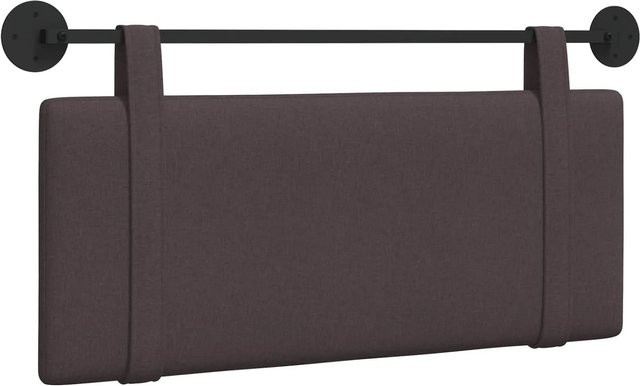 vidaXL Wandmontiertes Polsterpaneel aus Stoff in Dunkelbraun, B/H/T: 110 x 55 x 5 cm - Bild 1