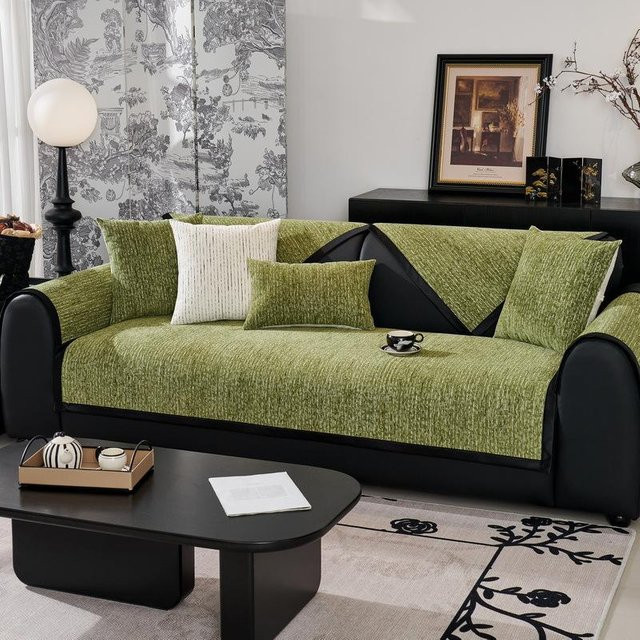 Super Six Stoff-Sofa-Kissen als hochwertiger Sofaüberzug und Rückenlehnenbezug aus Polyester, B/H: 70 x 70 cm - Bild 1