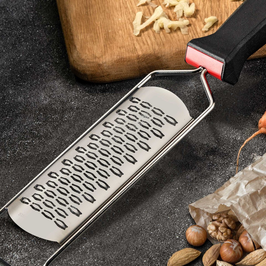 FMprofessional Feinreibe aus Edelstahl in Silber, B/L: 8 x 37 cm - Bild 2