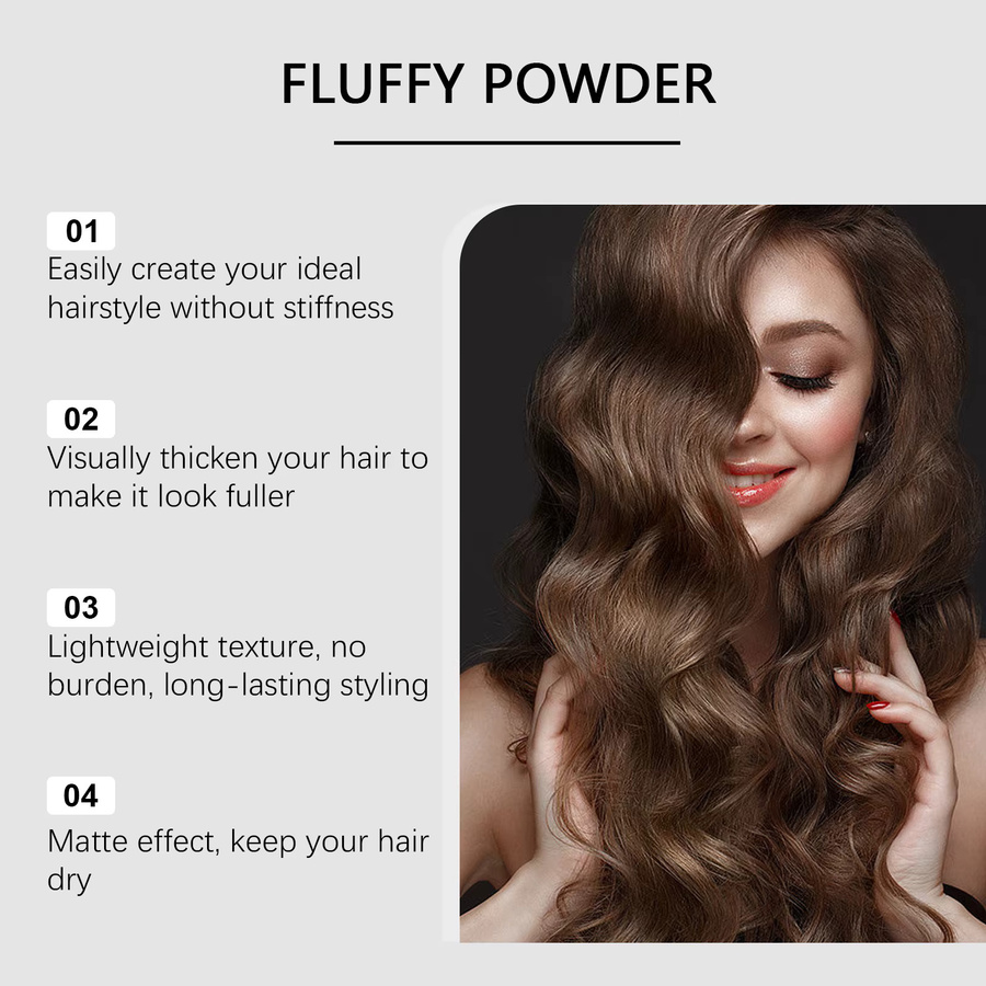 Hoegoa Haar-Volumen-Puder, Unisex, für fettiges und feines Haar - Bild 4