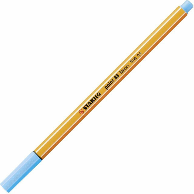 STABILO Point 88 Fineliner 0,4 mm in Neonblau - Bild 1