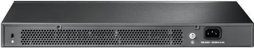 TP-Link JetStream TL-SG3428 Managed Switch mit 24 x 10/100/1000 Mbps Ports und 4 x Gigabit SFP Ports in Schwarz - Bild 1