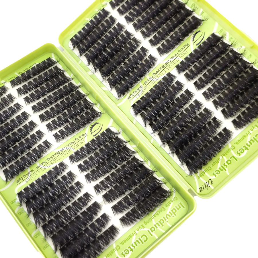 AMSDCN Lash Clusters DIY Wimpernverlängerung, D Curl, Mega Volume - Bild 4