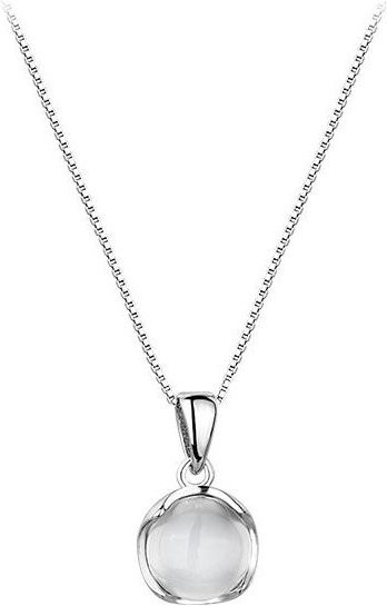 Lucky Star Jewelry Halskette 925 Silber, Weiß, Damen, 45 cm - Bild 1