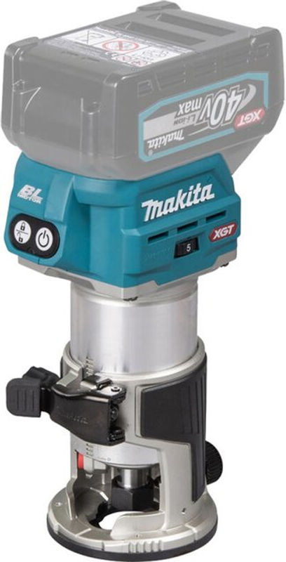 Makita Akku-Multifunktionsfräse 40V max. mit 6mm Aufnahme, ohne Akku und Ladegerät - Bild 2