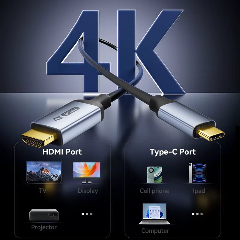 DIXSG USB-C auf HDMI Adapter für 4K HDTV Konverter für MacBook, iPad und Air - Bild 4
