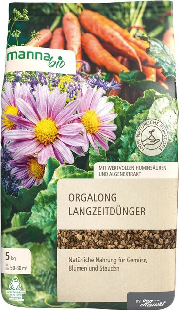 Manna Bio-Langzeitdünger Orgalong für den Garten, 5 kg - Bild 1