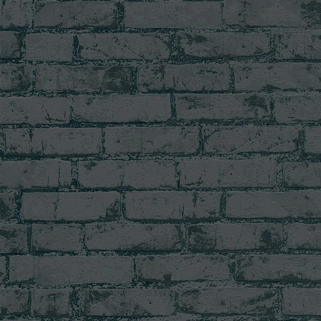 Livingwalls Tapete in Stein-Optik Anthrazitgrau und Schwarz, Breite: 53 cm, Länge: 10,05 m - Bild 1