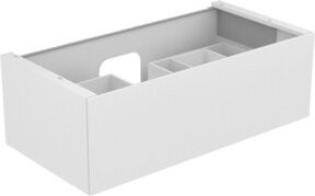 Keuco Waschtischunterschrank Edition 11 in Anthrazit mit integrierter LED-Beleuchtung und Soft-Close-Türen, B/T/H: 105 x 35 x 53,5 cm - Bild 1