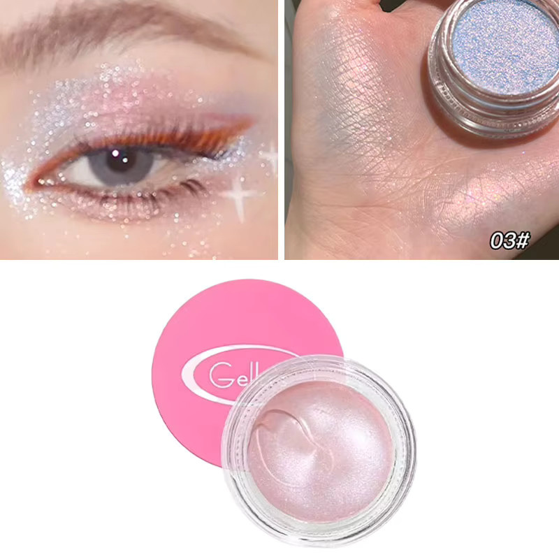 Gellas Lidschatten, Cremiger Highlighter, Perlenschimmer - Bild 2