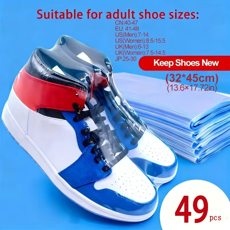 49 Stück transparente wärmeschrumpfende PVC-Folienbeutel zum Schutz von Schuhen und Büchern - Bild 5
