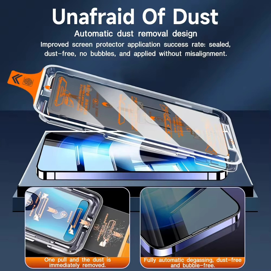 Entsperrbare Anti-Spy Sichtschutzfolie aus gehärtetem Glas für Samsung Galaxy S26 Ultra S25 S24 S23 Plus S22 S21 Edge - Bild 4